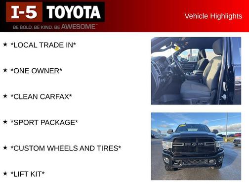 2020 RAM 2500 Big Horn Crew Cab 4X4 6'4' Box