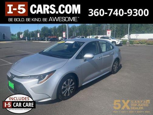 Classic Silver Metallic 2021 Toyota Corolla Hybrid LE