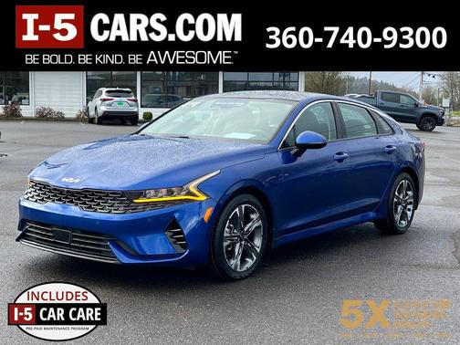Sapphire Blue 2022 Kia K5 EX