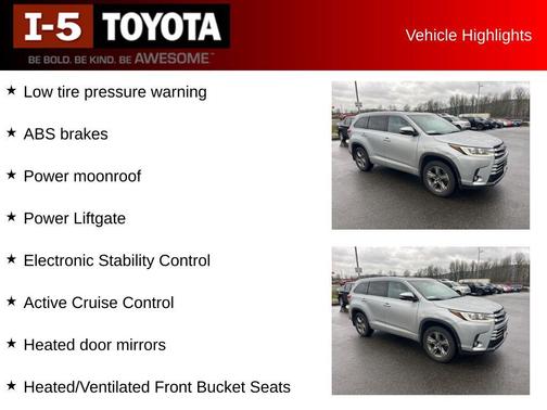 2018 Toyota Highlander Limited Platinum