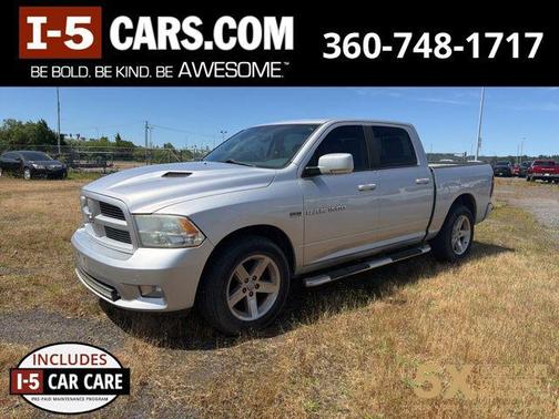 Bright Silver Metallic Clearcoat 2011 Dodge Ram 1500 Sport