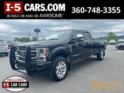 Agate Black Metallic 2021 Ford F-350 Platinum