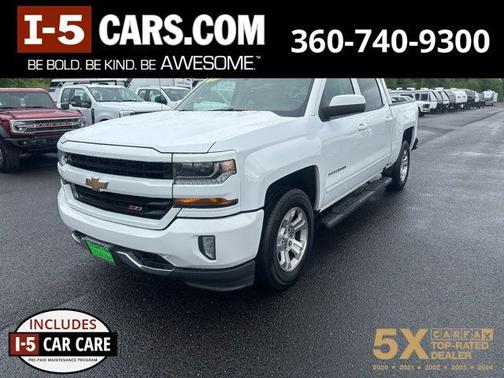 Summit White 2018 Chevrolet Silverado 1500 2LT