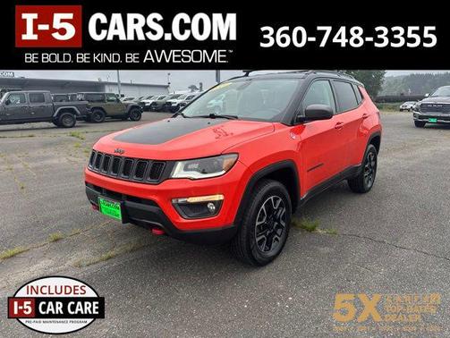 Spitfire Orange Clearcoat 2020 Jeep Compass Trailhawk