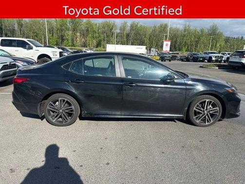 Midnight Black Metallic 2025 Toyota Camry XSE