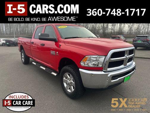 2018 RAM 3500 Tradesman Crew Cab 4x4 8' Box