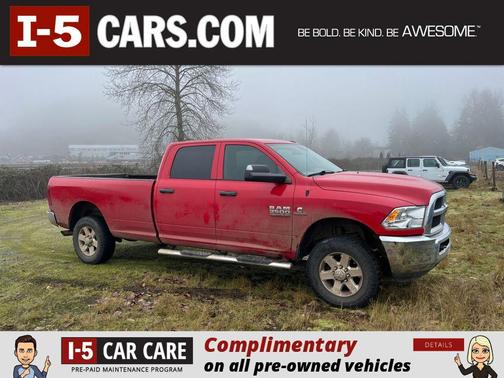 2018 RAM 3500 Tradesman Crew Cab 4x4 8' Box