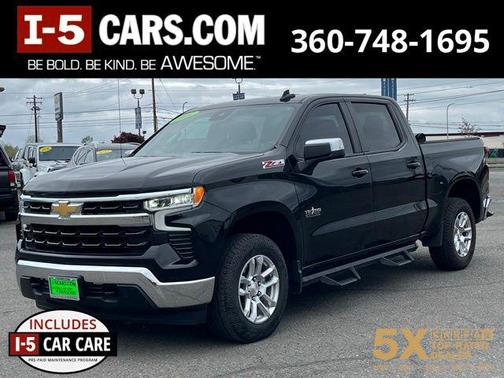 Black 2022 Chevrolet Silverado 1500 LT