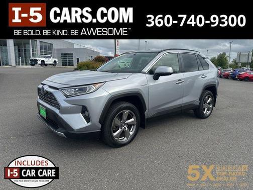 Silver Sky Metallic 2020 Toyota RAV4 Hybrid Limited