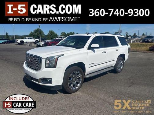 Summit White 2015 GMC Yukon Denali