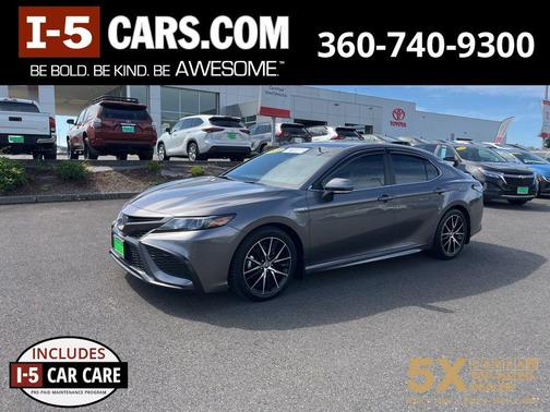 Predawn Gray Mica 2021 Toyota Camry SE