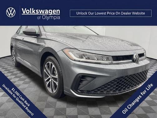 Platinum Gray Metallic 2026 Volkswagen Jetta 1.4T S