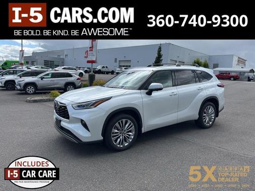 Pearl 2024 Toyota Highlander Platinum