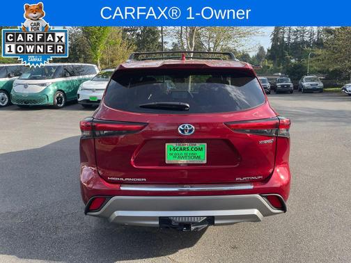 Ruby Flare Pearl 2022 Toyota Highlander Hybrid Platinum