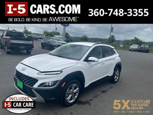 Lunar White 2023 Hyundai KONA SEL