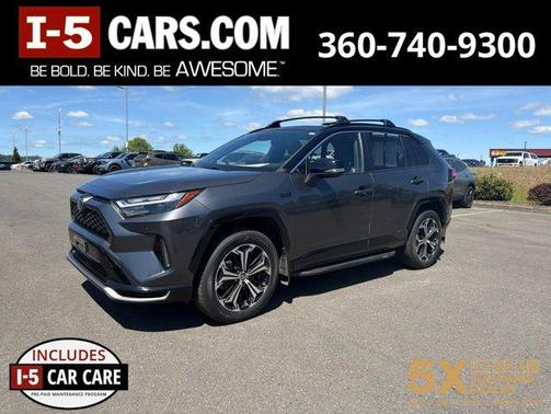 Magnetic Gray Metallic/Midnight Black Metallic 2022 Toyota RAV4 Prime XSE