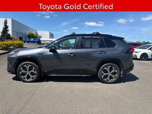 Magnetic Gray Metallic/Midnight Black Metallic 2022 Toyota RAV4 Prime XSE
