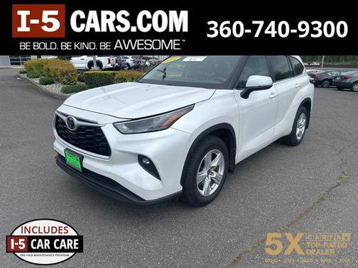 Wind Chill Pearl 2024 Toyota Highlander LE