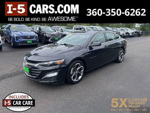 Dark Ash Metallic 2022 Chevrolet Malibu FWD LT