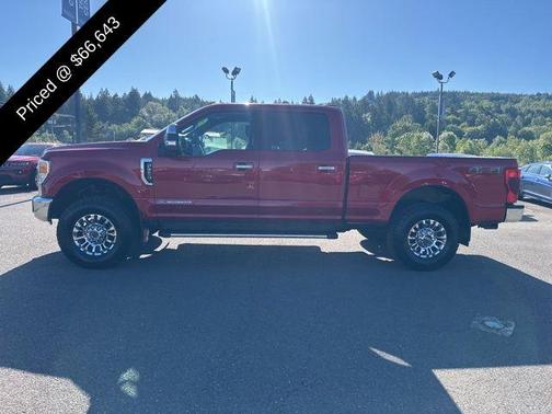 Rapid Red Metallic Tinted Clearcoat 2022 Ford F-250 Lariat