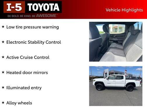 Super White 2021 Toyota Tacoma TRD Off Road