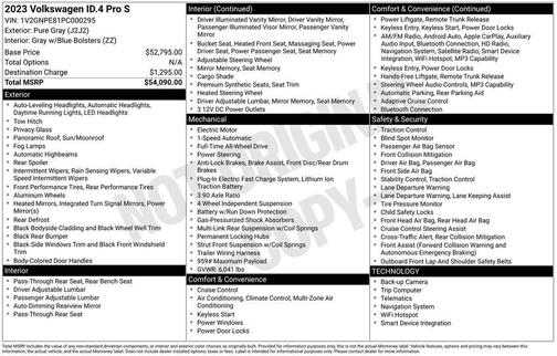 2023 Volkswagen ID.4 AWD Pro S