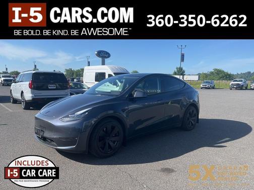 Gray 2022 Tesla Model Y Long Range Dual Motor All-Wheel Drive