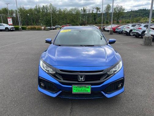 Aegean Blue Metallic 2018 Honda Civic EX