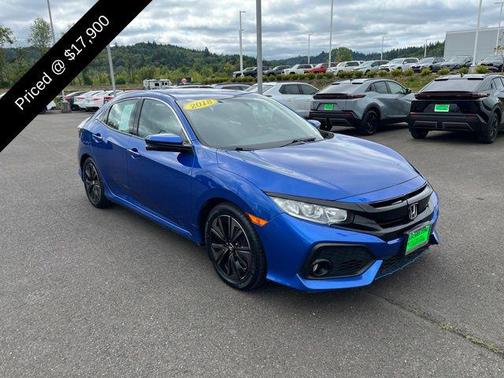 Aegean Blue Metallic 2018 Honda Civic EX