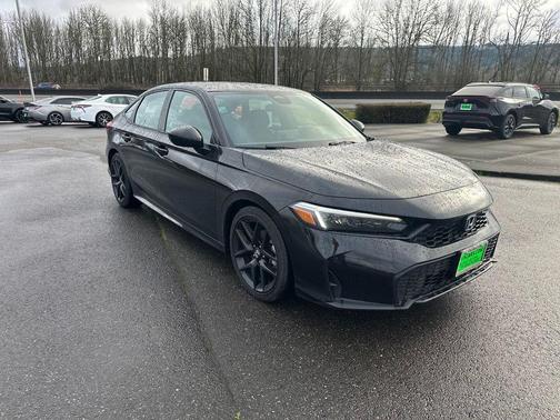 Crystal Black Pearl 2025 Honda Civic Sport