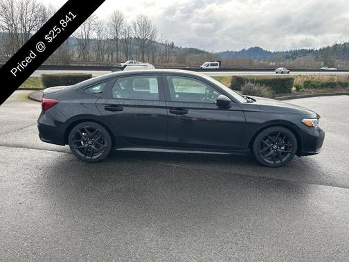 Crystal Black Pearl 2025 Honda Civic Sport