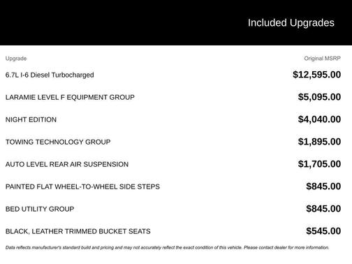 2023 RAM 3500 Laramie Mega Cab 4x4 6'4' Box