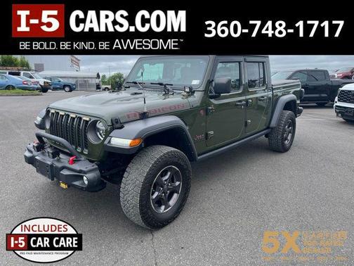 Sarge Green Clearcoat 2021 Jeep Gladiator Rubicon