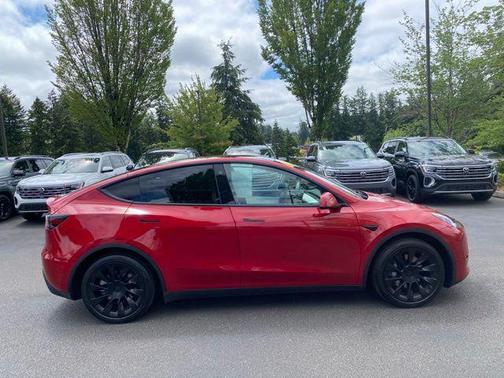 Red Multi-Coat 2021 Tesla Model Y Long Range Dual Motor All-Wheel Drive