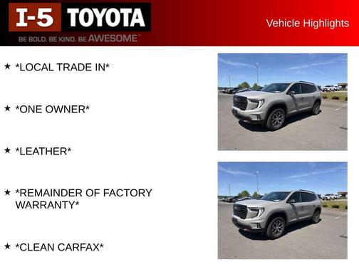Riverstone Metallic 2026 GMC Acadia AT4 AWD