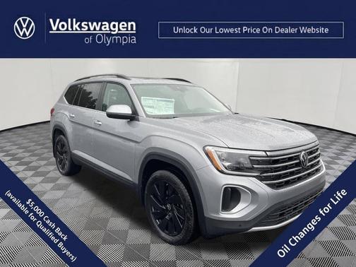 Silver Mist Metallic 2026 Volkswagen Atlas 2.0T SE w/Technology 4MOTION