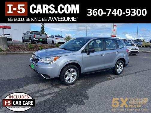 Ice Silver Metallic 2015 Subaru Forester 2.5i