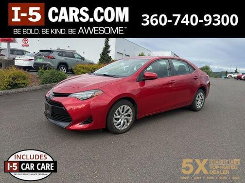 Barcelona Red Metallic 2019 Toyota Corolla LE