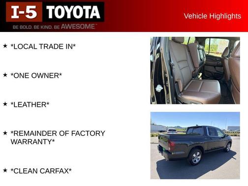 Crystal Black Pearl 2025 Honda Ridgeline RTL