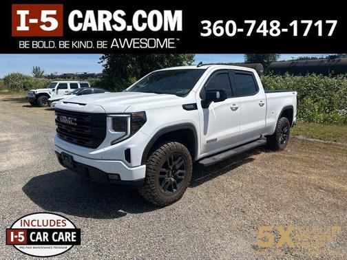 Summit White 2025 GMC Sierra 1500 Elevation
