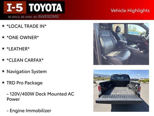 Black 2023 Toyota Tacoma TRD Pro