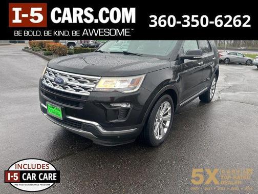 Agate Black Metallic 2019 Ford Explorer Limited
