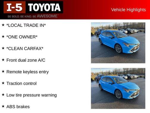 2019 Toyota Corolla XSE