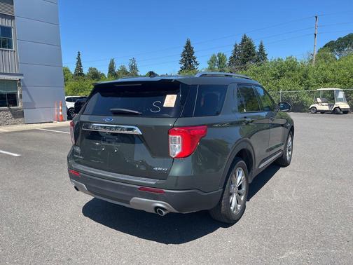 Forged Green Metallic 2024 Ford Explorer Limited