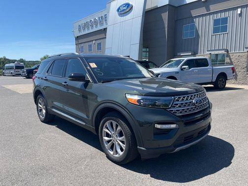 Forged Green Metallic 2024 Ford Explorer Limited