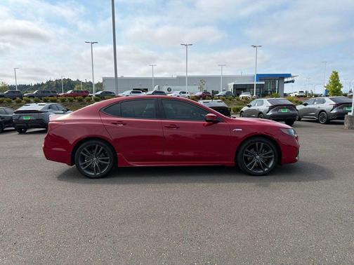 San Marino Red 2019 Acura TLX Technology