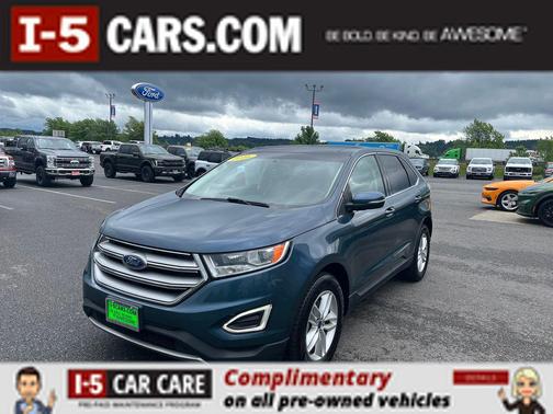 Blue Metallic 2016 Ford Edge SEL