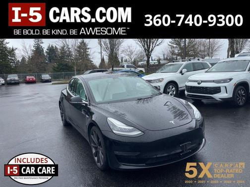 Solid Black 2020 Tesla Model 3 Performance