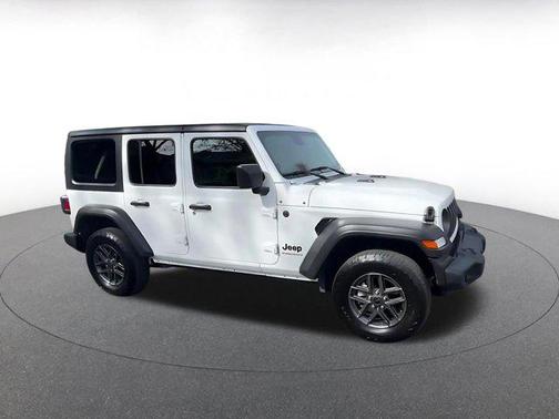 Bright White Clearcoat 2025 Jeep Wrangler Sport S