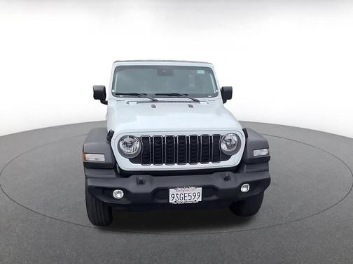 Bright White Clearcoat 2025 Jeep Wrangler Sport S